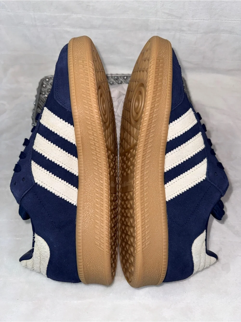Adidas Samba XLG Navy Suede Sneakers Men’s 11.5 Women’s 12.5 JQ2885 NWT